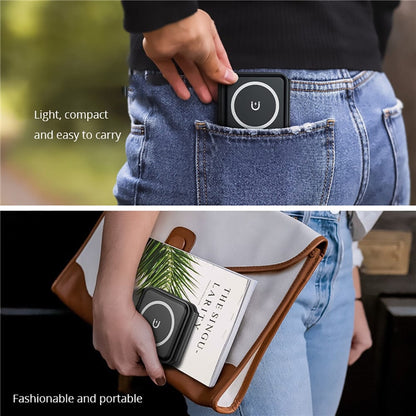 3-in-1 Draadloze Oplader - Eén Oplader voor Je Smartphone, Smart Watch en Oordopjes - Wit