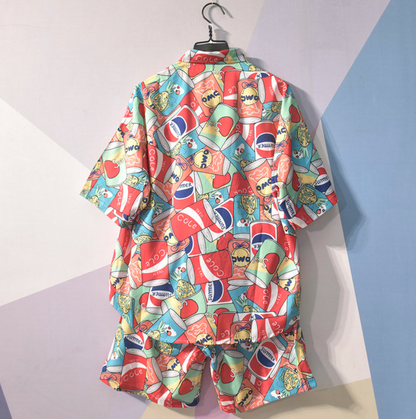 Sammy Jackson™ Kris Kleurrijke Combiset | Een vrolijke herenset in Hawaii stijl