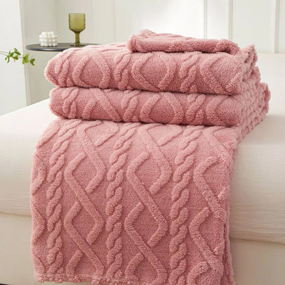 FleeceBlanket - Warme Deken van Reistextiel Fleece - Grijs