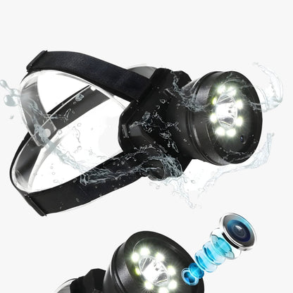 Full HD Hoofd-lampcamera - Handsfree Opname Ks-901