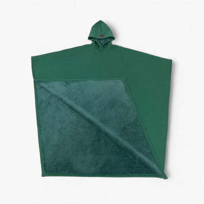 Cap Unisex Rozenkwarts - Fleece Poncho met Capuchon - Ultiem Comfort en Stijl