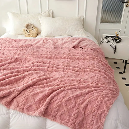 FleeceBlanket - Warme Deken van Reistextiel Fleece - Grijs