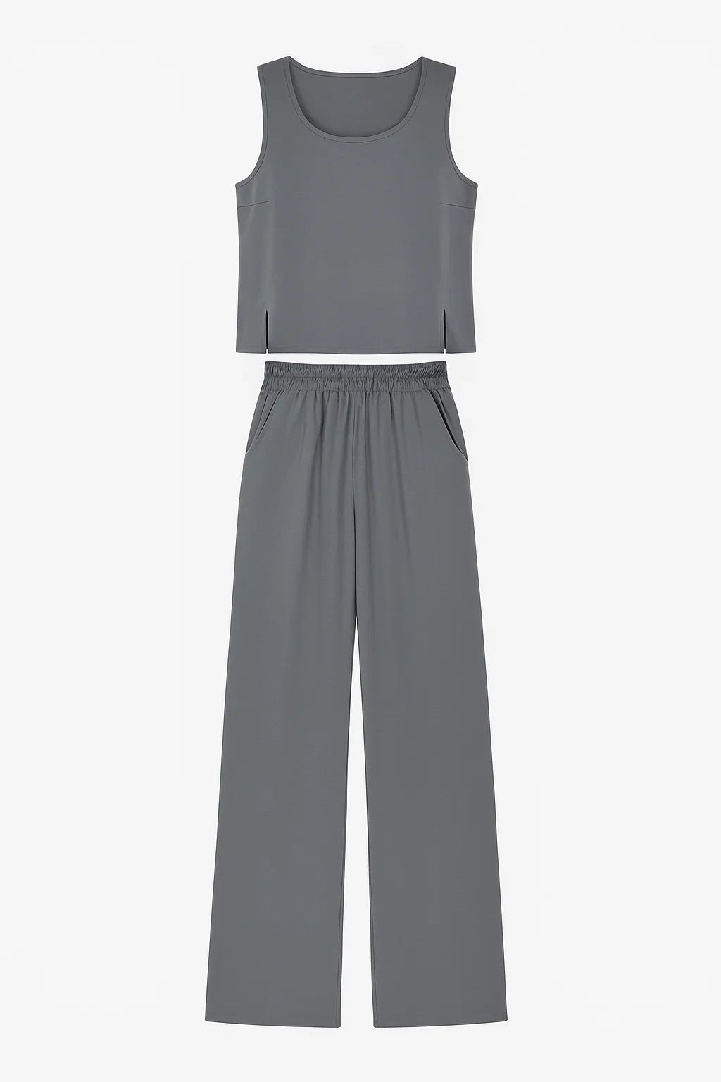 Vrouwen Boho Twee Delige Set - Khaki