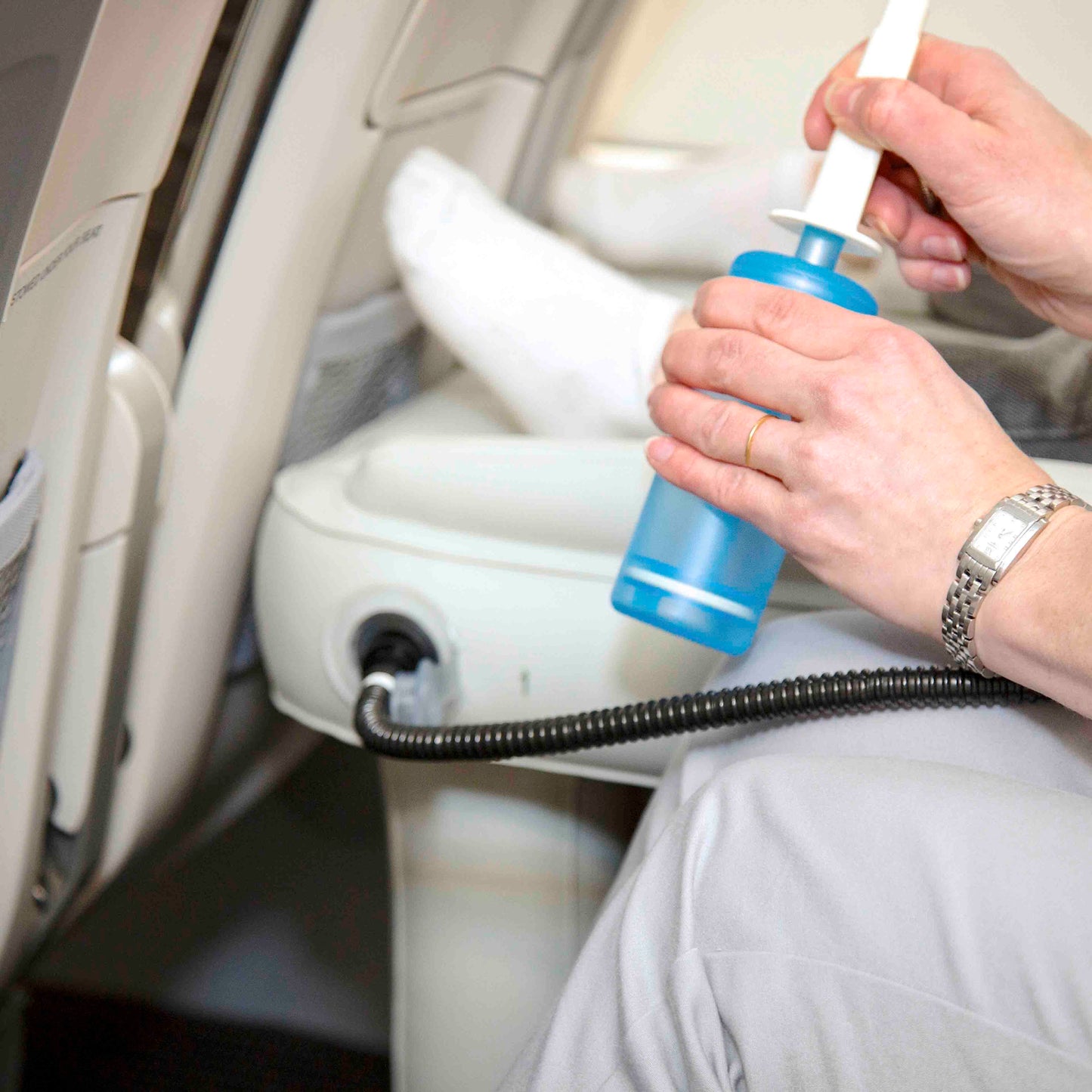 Dreamio – Kinderluchtbed reismatras droomzacht & compact voor onderweg