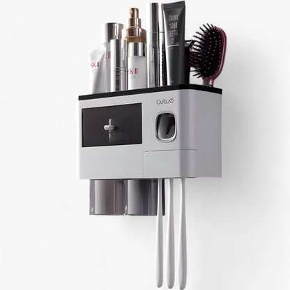 Automatische Dispenser - Wandmontage met Opbergvak - Zwart
