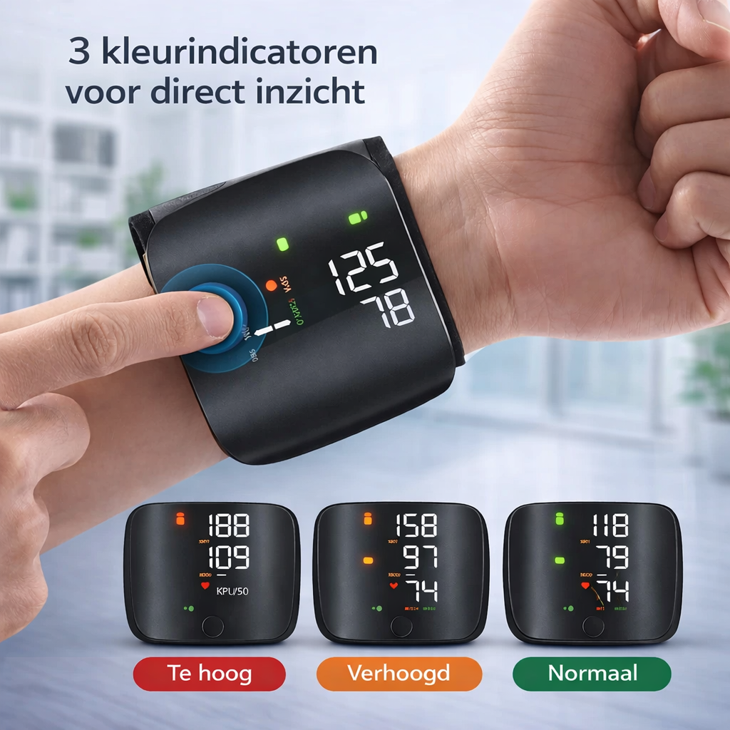 PulseMate™ Pro |  Meet uw bloeddruk pijnloos in 30 seconden