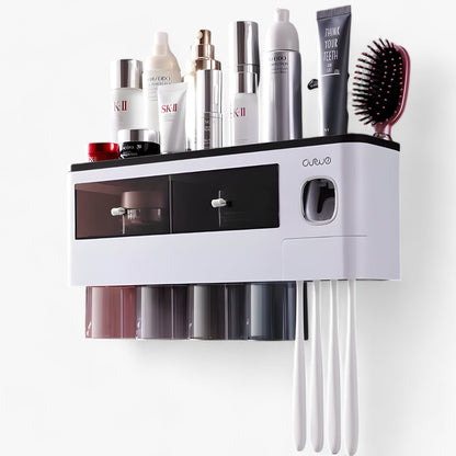 Automatische Dispenser - Wandmontage met Opbergvak - Zwart