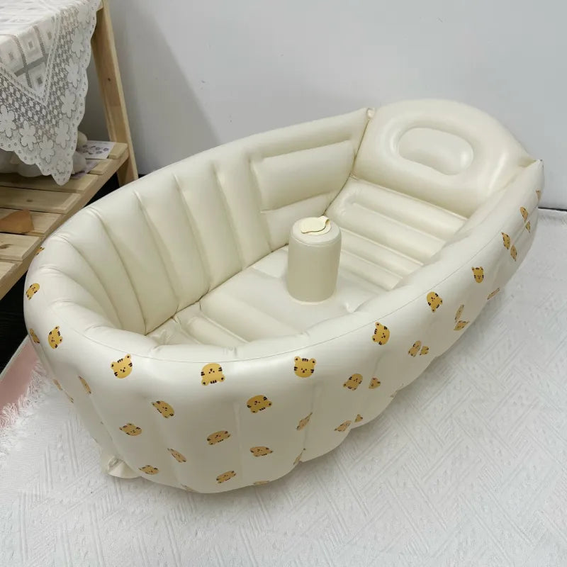 BubbleNest Opblaasbaar Babybadje – Lichtgewicht BPA-vrij bad voor reizen & klein wonen