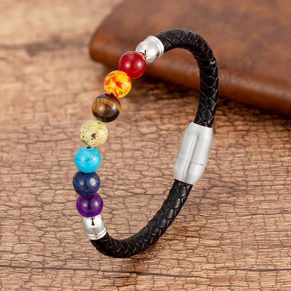 Chakra Armband Goud - Energie Balans Spiritueel - Kristal