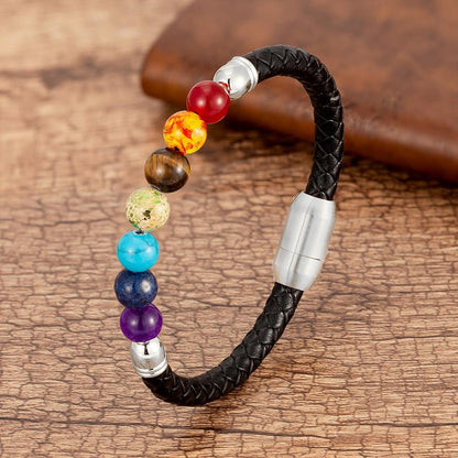 Chakra Armband Goud - Energie Balans Spiritueel - Kristal