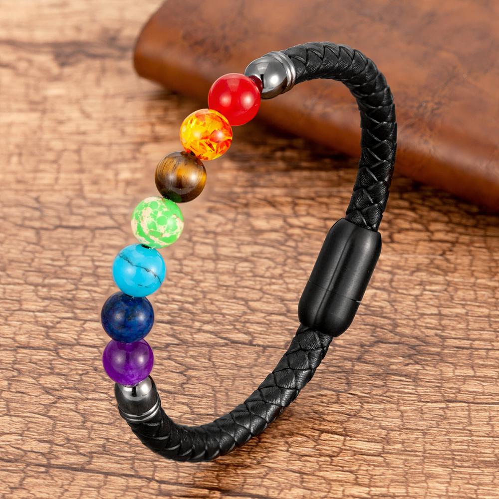 Chakra Armband Goud - Energie Balans Spiritueel - Kristal