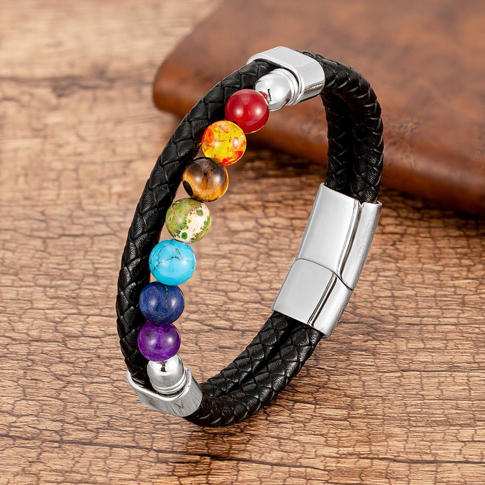 Chakra Armband Goud - Energie Balans Spiritueel - Kristal
