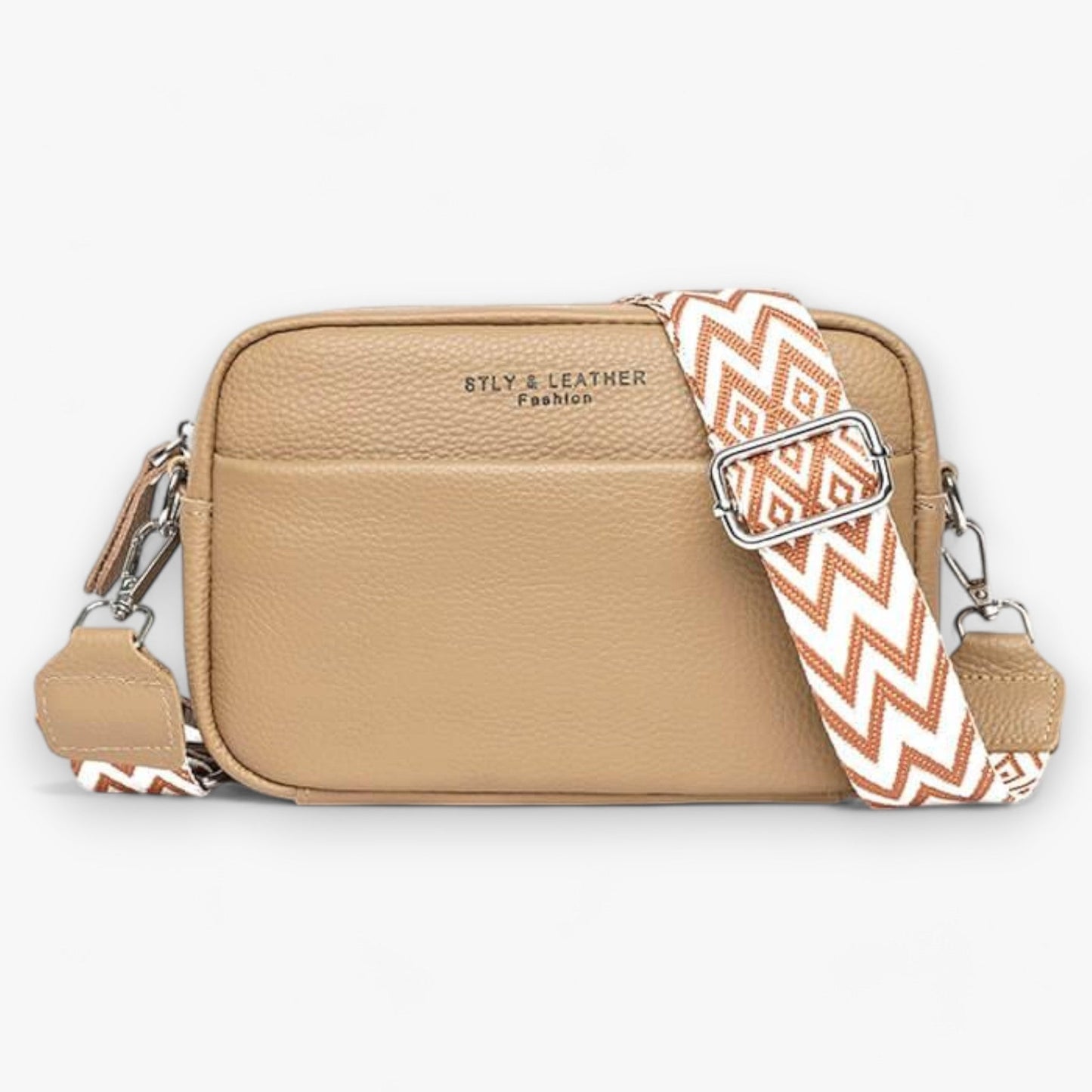 CrossbodyBag Dames - Leren Damestas Zwart (Nog 2 op Voorraad)
