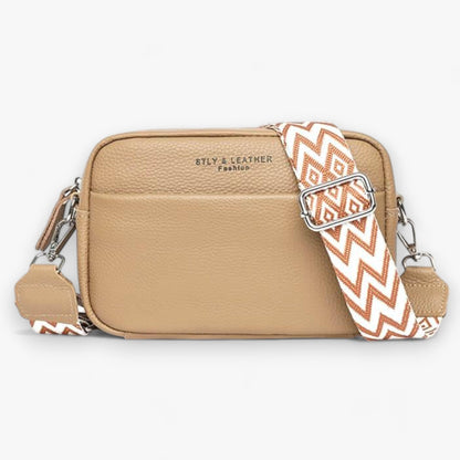 CrossbodyBag Dames - Leren Damestas Zwart (Nog 2 op Voorraad)