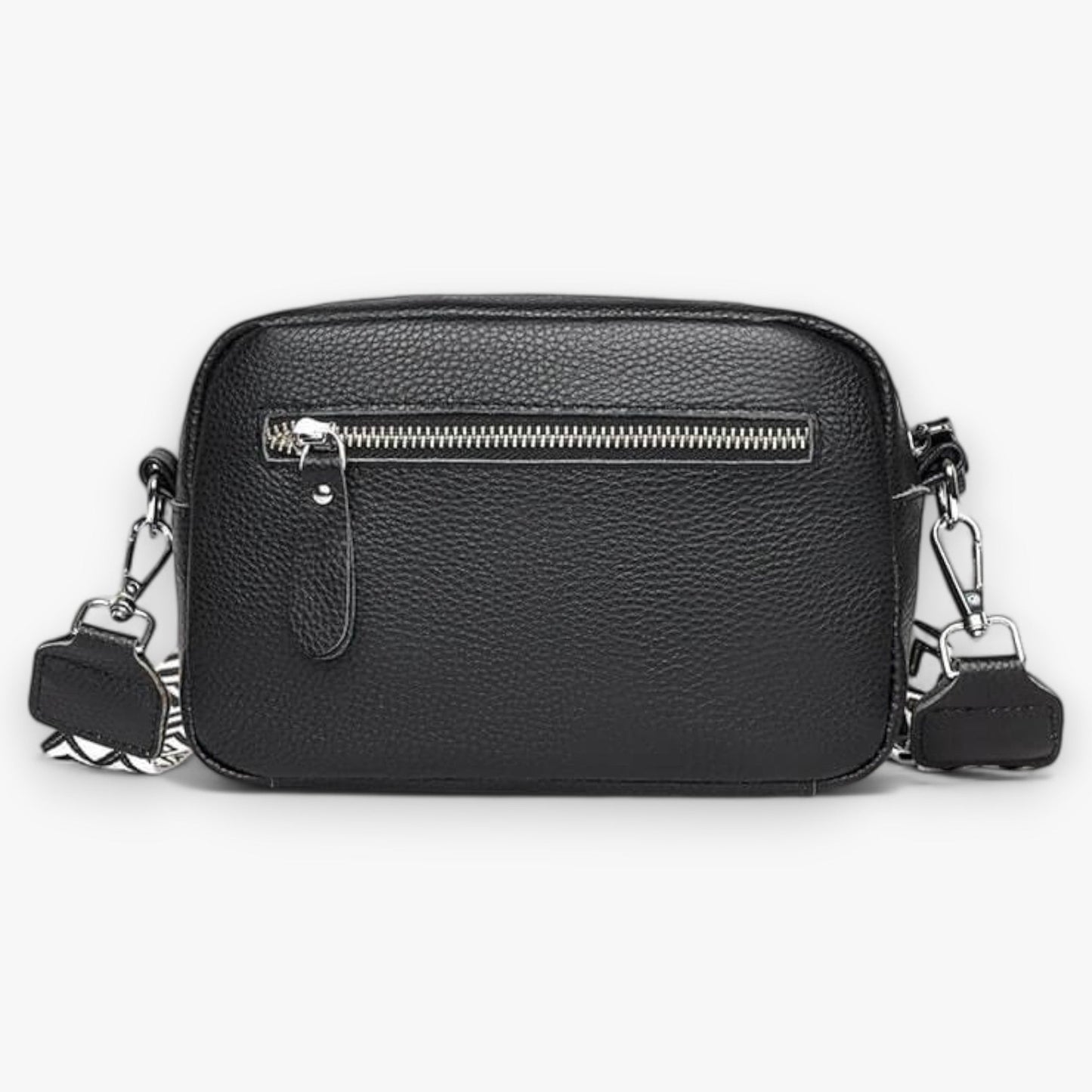 CrossbodyBag Dames - Leren Damestas Zwart (Nog 2 op Voorraad)