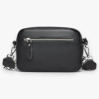 CrossbodyBag Dames - Leren Damestas Zwart (Nog 2 op Voorraad)