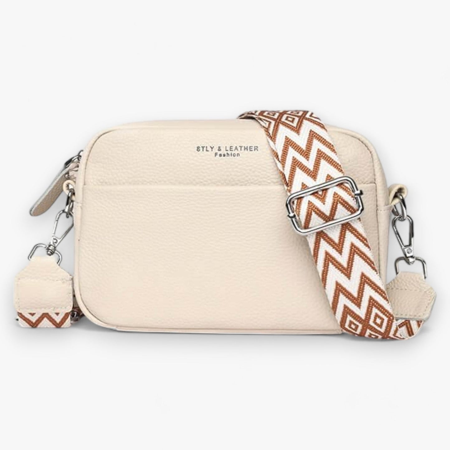 CrossbodyBag Dames - Leren Damestas Zwart (Nog 2 op Voorraad)
