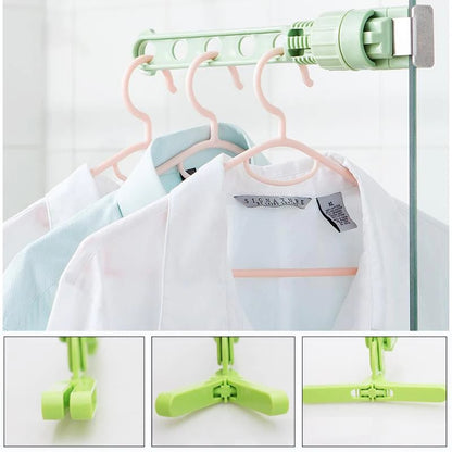 Droogrek Hangers Blauw - Roestvrij Staal Kledingdroger - RVS