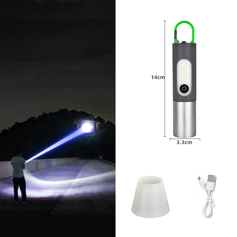 Zoombare LED-zaklamp