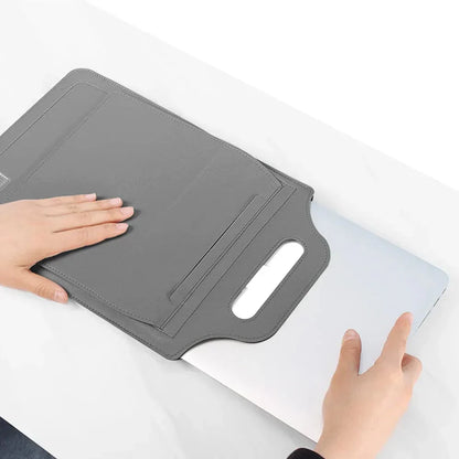 Laptophoes Bruin - Stijlvolle Veelzijdige Werkplek - Leer