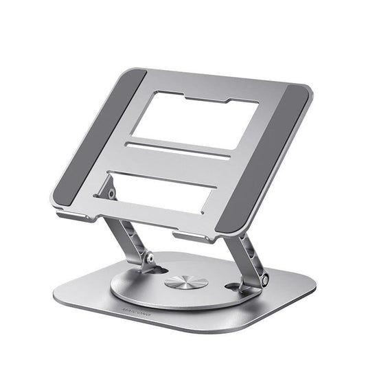 FoldAway - 360° Draaibare Laptopstandaard - Zwart