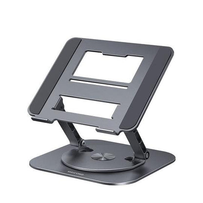 FoldAway - 360° Draaibare Laptopstandaard - Zwart