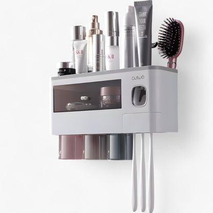 Automatische Dispenser - Wandmontage met Opbergvak - Zwart