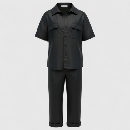 Twee Piece Set Dames Zomeroutfit - Wit