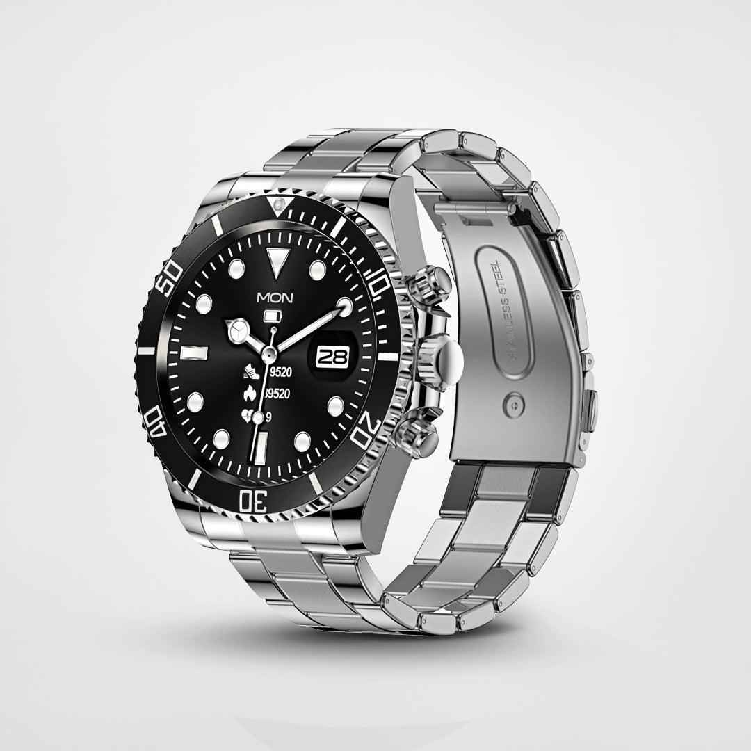Hulk Smartwatch - Stijlvol en Hartslagmeting - Zwart