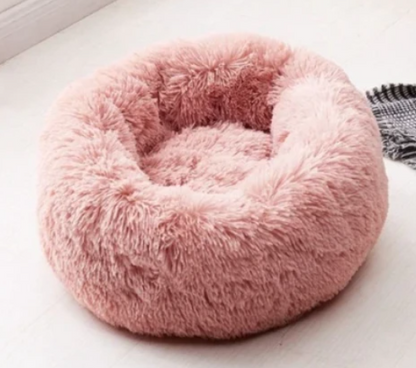 Katten en Hondenbed Roze - Knus Comfortabel Zacht - Pluche
