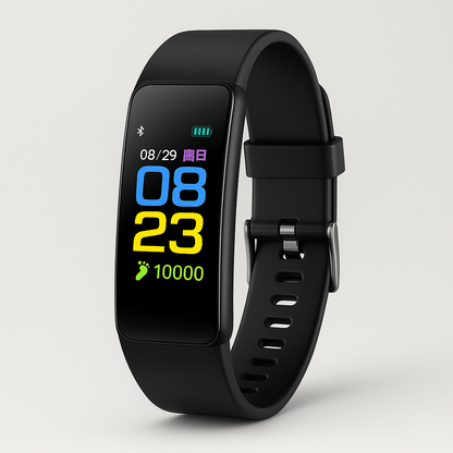 VitaalHorloge - Senior Smartwatch – Eenvoudige Gezondheids- en Activiteitstracker met LED-scherm