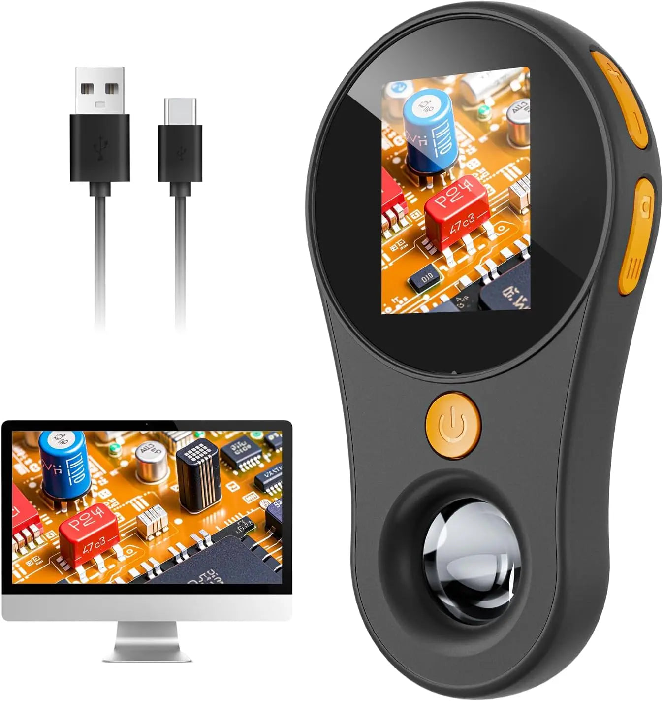 Pocket Microscope 500X - Klein & Krachtig - Hand Vergrootglas