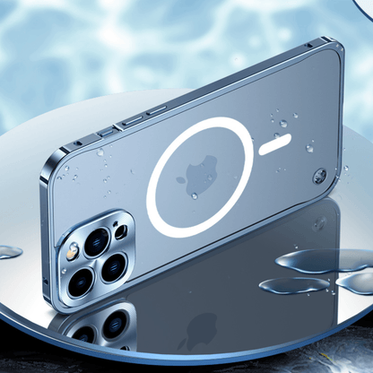 ISafe - MagSafe Aluminium Hoesje - Blauw