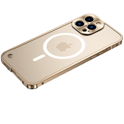 ISafe - MagSafe Aluminium Hoesje - Blauw