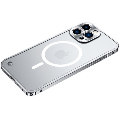 ISafe - MagSafe Aluminium Hoesje - Blauw