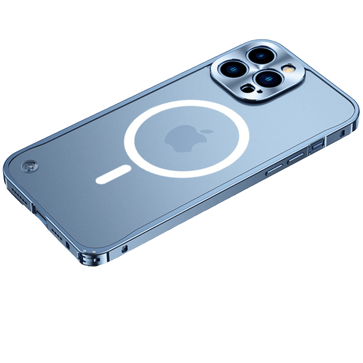ISafe - MagSafe Aluminium Hoesje - Blauw