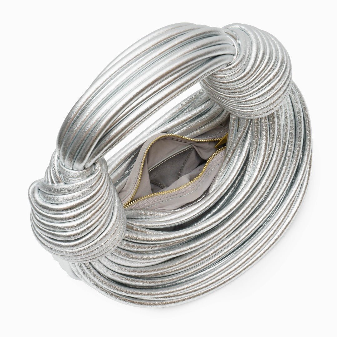 Elegante Handtas Dames Goud - Stijlvolle Avondtas Mesh - Metaal