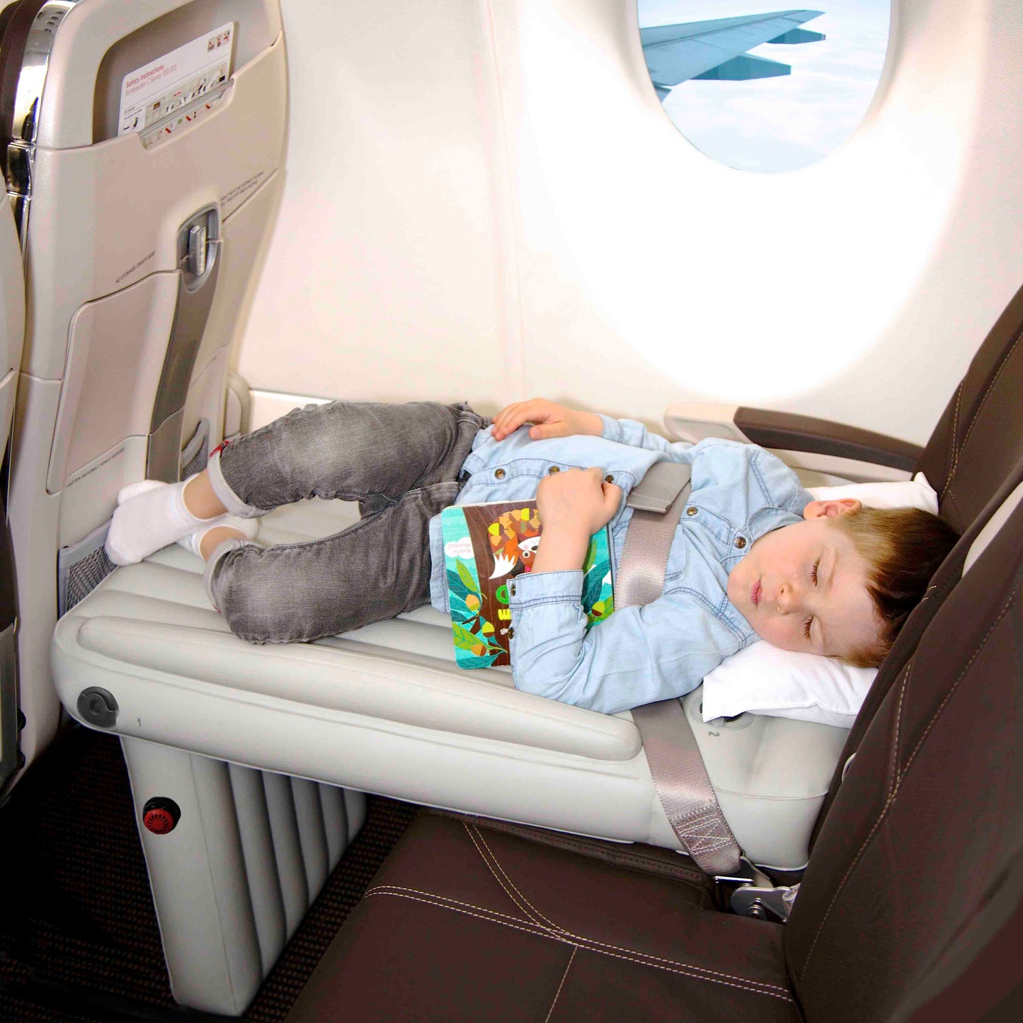 Dreamio – Kinderluchtbed reismatras droomzacht & compact voor onderweg