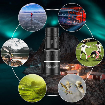 Verrekijker 10x42 HD Compact - Waterdicht, Schokbestendig voor Vogelspotten & Wandelen