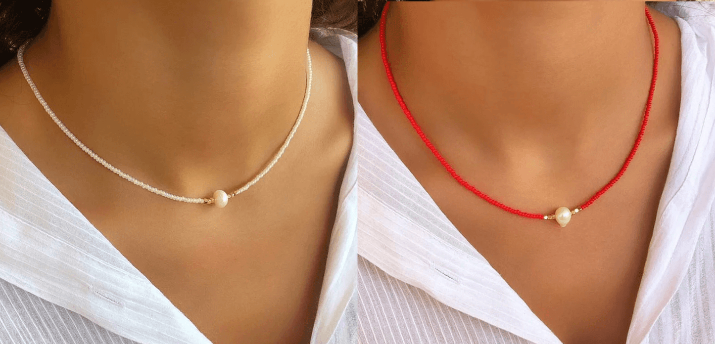 Ketting Heren - Pocket Pearl - Met Natuurlijke Parels