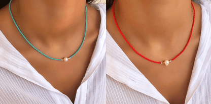 Ketting Heren - Pocket Pearl - Met Natuurlijke Parels