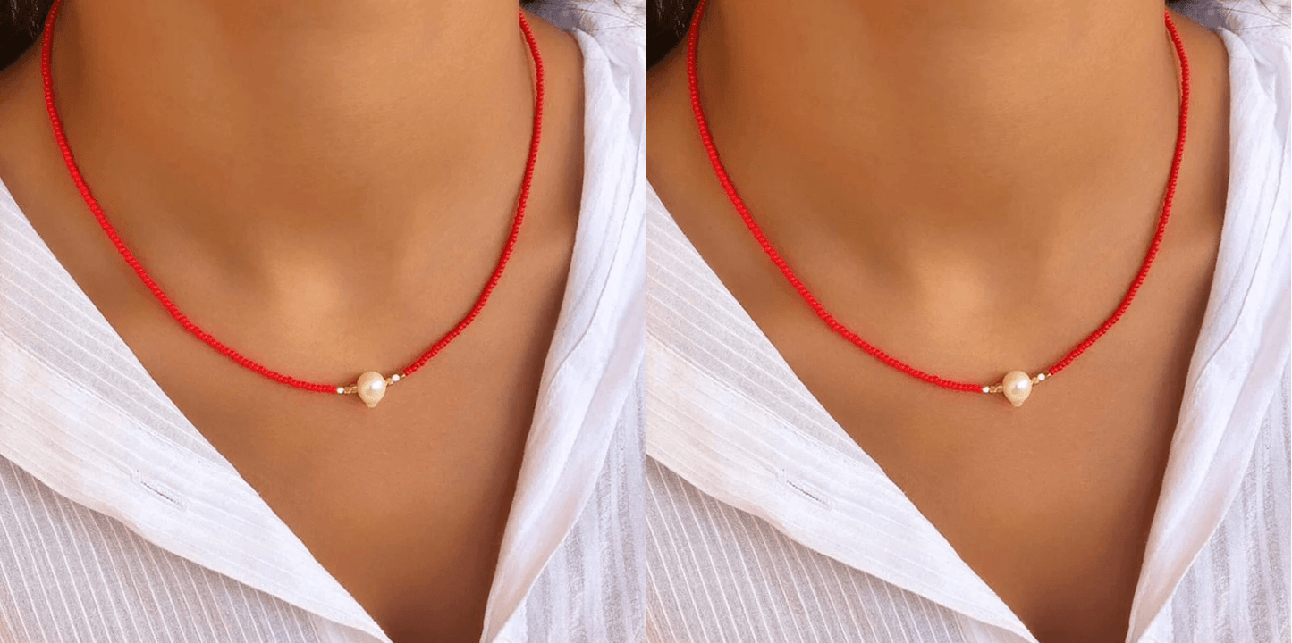 Ketting Heren - Pocket Pearl - Met Natuurlijke Parels