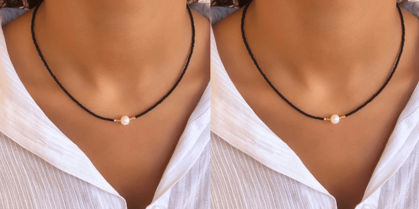 Ketting Heren - Pocket Pearl - Met Natuurlijke Parels