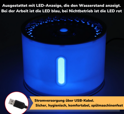 Automatische Drinkfontein voor Huisdieren - Kattendrinkbak Pro - Zilver