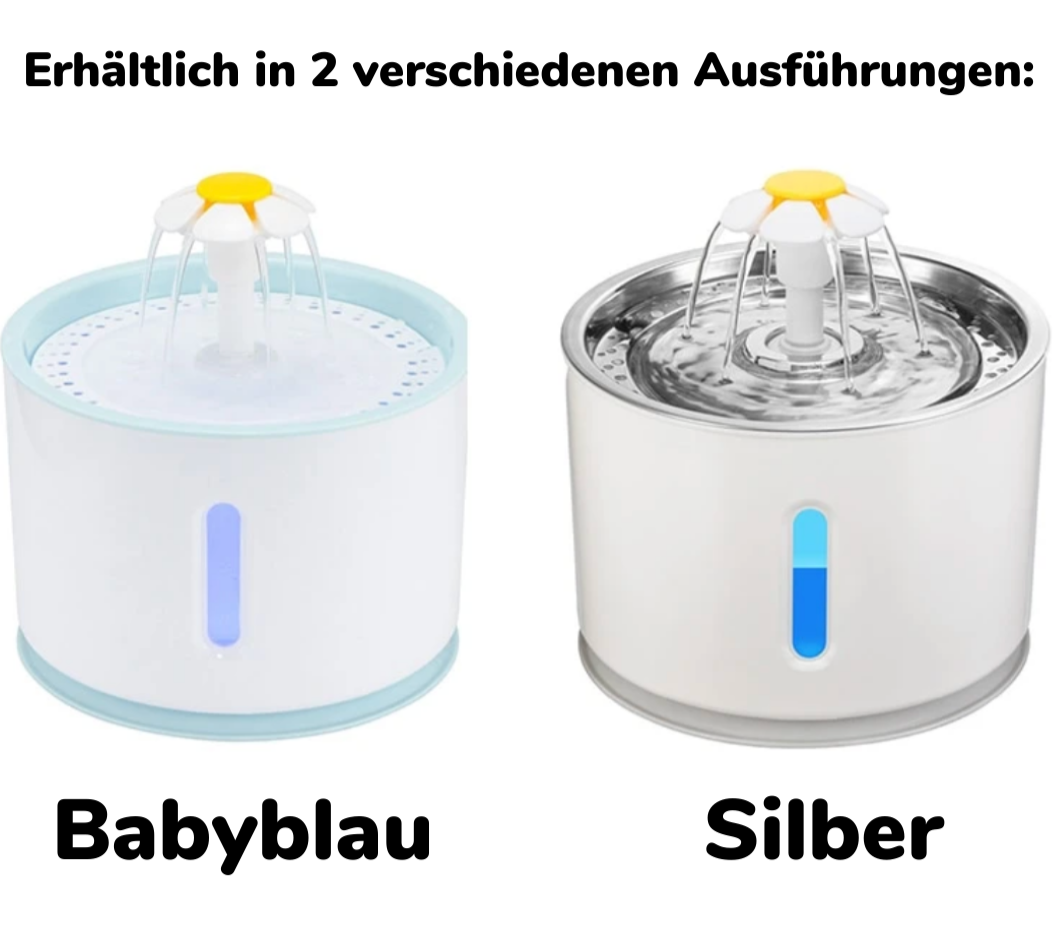 Automatische Drinkfontein voor Huisdieren - Kattendrinkbak Pro - Zilver