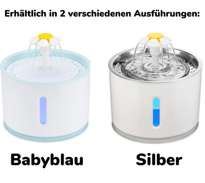 Automatische Drinkfontein voor Huisdieren - Kattendrinkbak Pro - Zilver