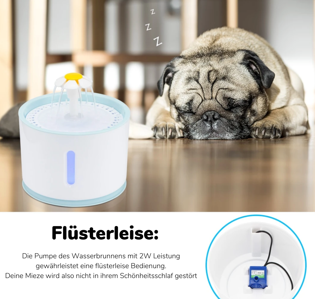 Automatische Drinkfontein voor Huisdieren - Kattendrinkbak Pro - Zilver