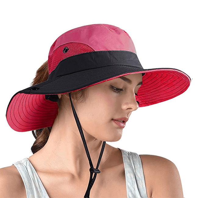 SunHat - UV-Bescherming - Lichtroze