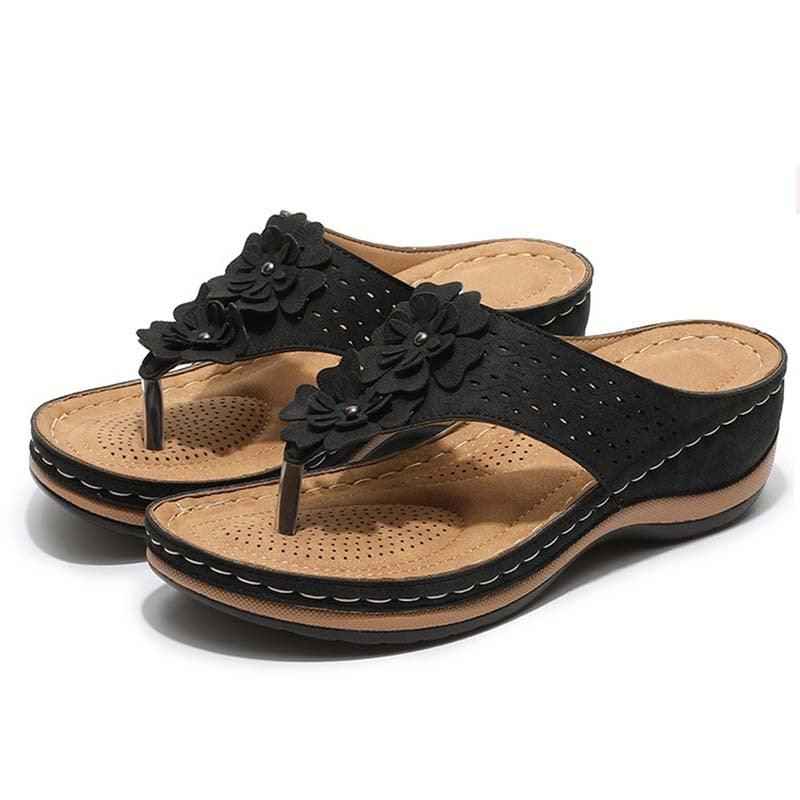 Slippers voor Dames, Zwart