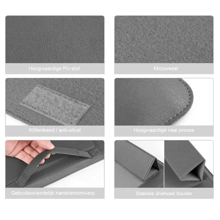 Laptoptas Zwart - Alles-in-Één Waterbestendig - Nylon